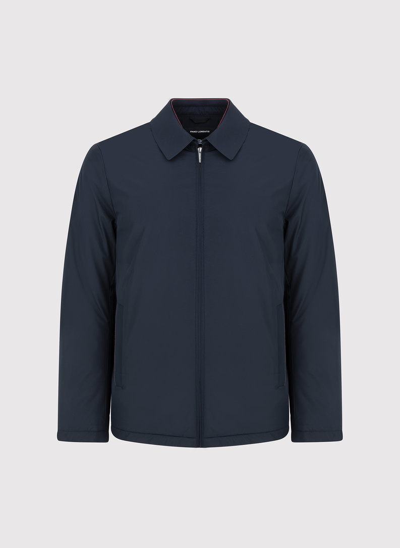 Tamsiai mėlyna vyriška striukė