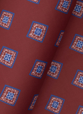 Vyšninė vyriška kišeninė nosinaitė rombais