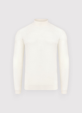 Baltos spalvos vyriškas pusgolfis