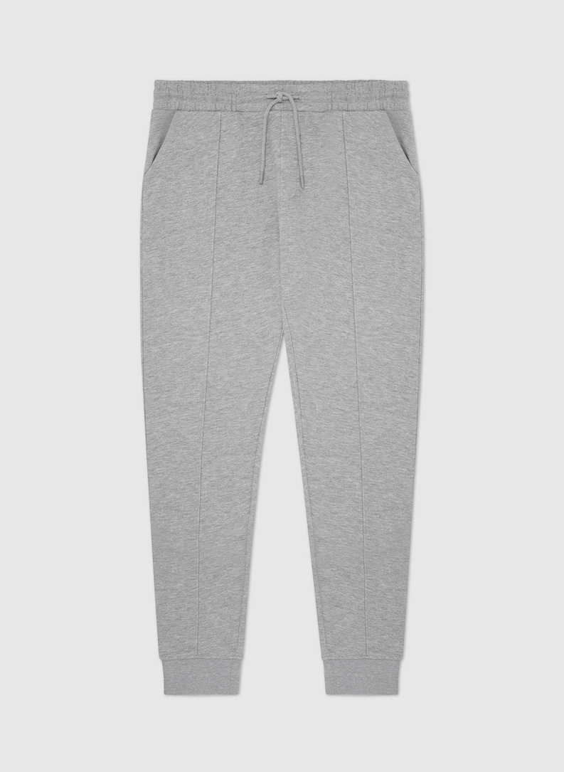 Pilkos spalvos trikotažinės treninginės kelnės