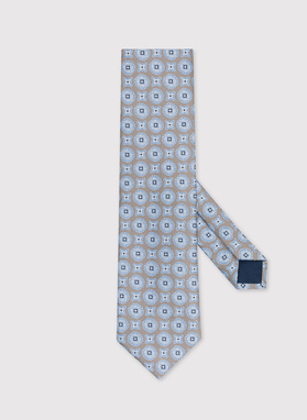 Smėlinis raštuotas vyriškas kaklaraištis