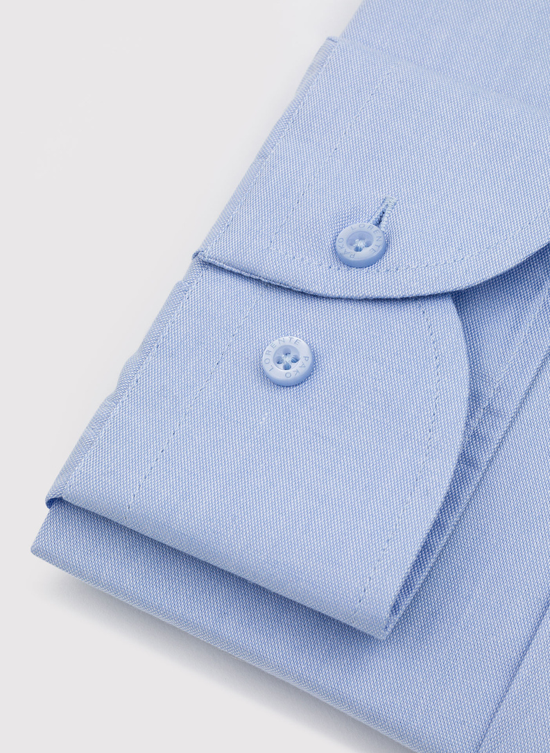 Elegantiški žydri vyriški marškiniai