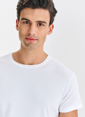 Balti vyriški T marškinėliai