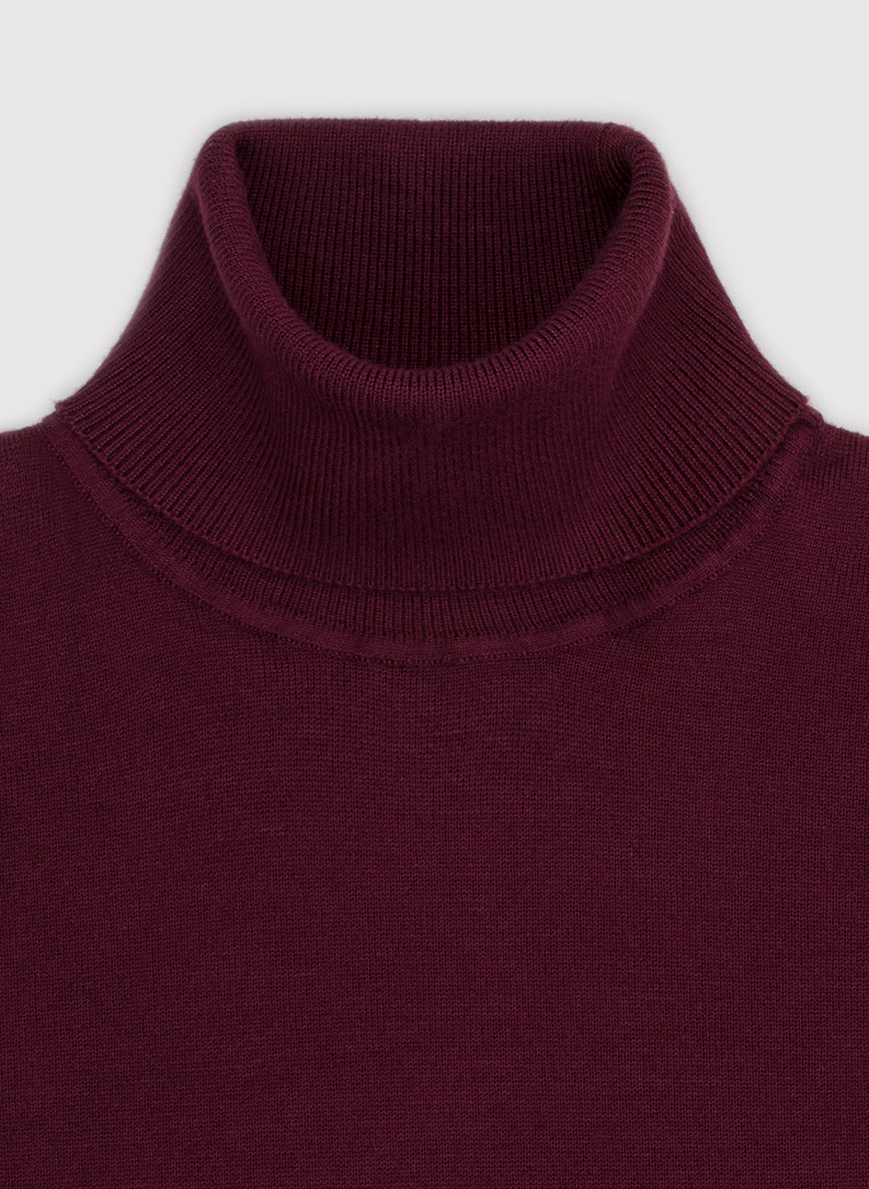 Tamsiai raudonos spalvos vyriškas golfas