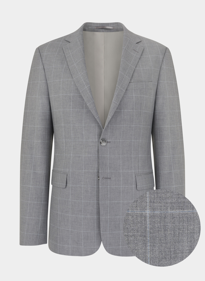 Pilkas kostiuminis švarkas P22SF-3G-009-S-S