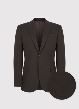 Tamsiai rudas vyriškas kostiumas