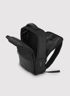 Tamsiai pilka vyriška nešiojamojo kompiuterio kuprinė