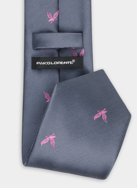Pilkas vyriškas kaklaraištis P21WF-KX-276-S-0