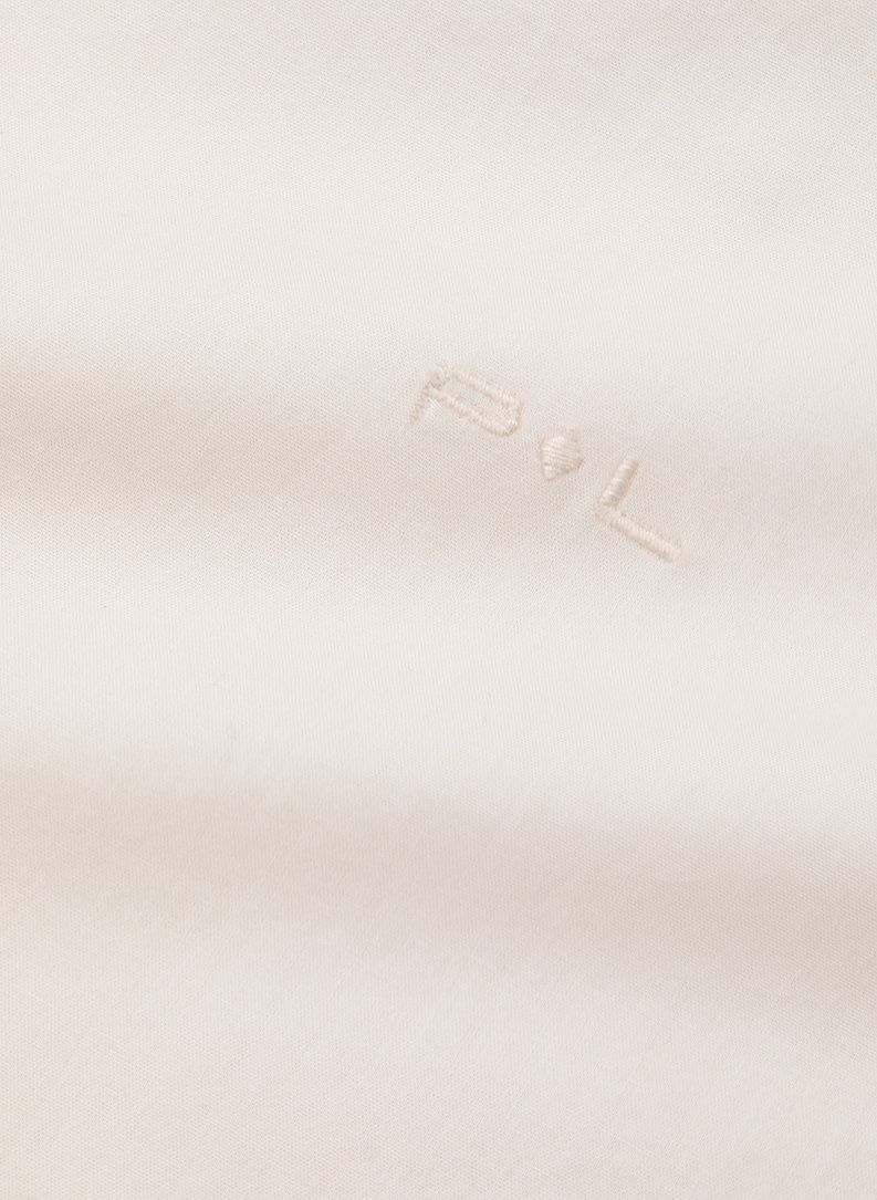 Nebalintos drobės spalvos „Regular Fit“ kirpimo vyriški marškiniai