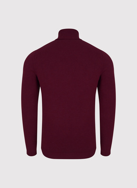 Tamsiai raudonos spalvos vyriškas golfas