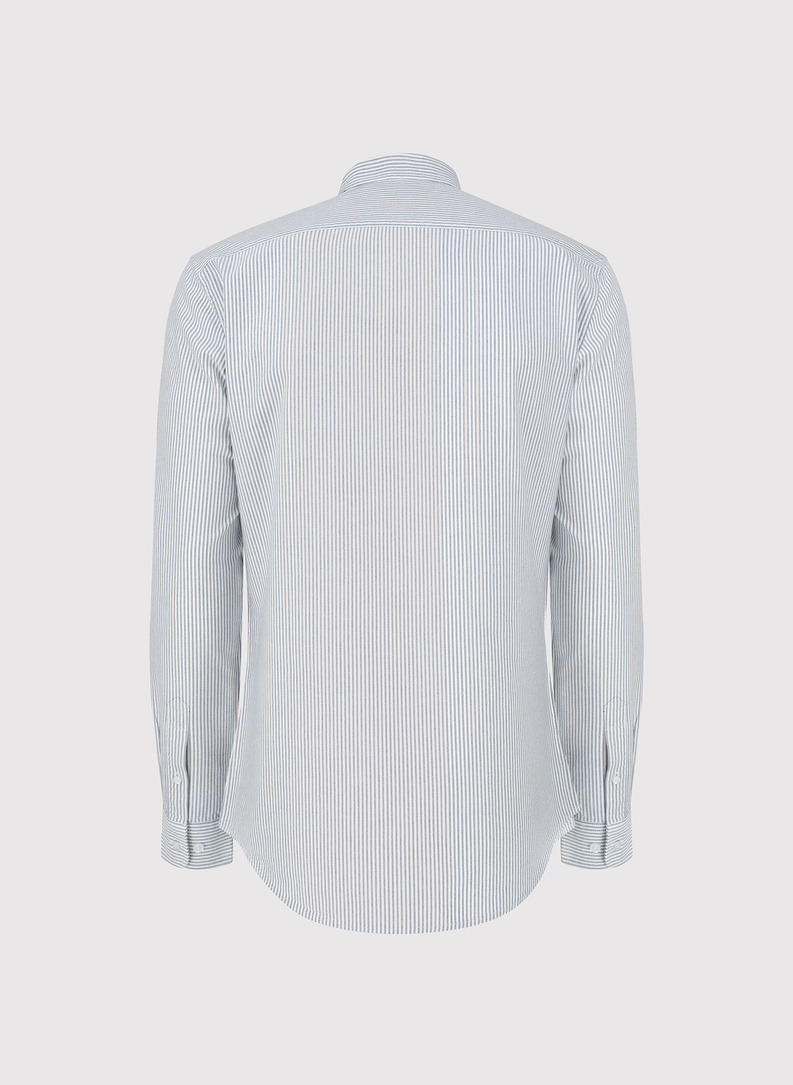 Vyriški marškiniai pilkomis juostelėmis