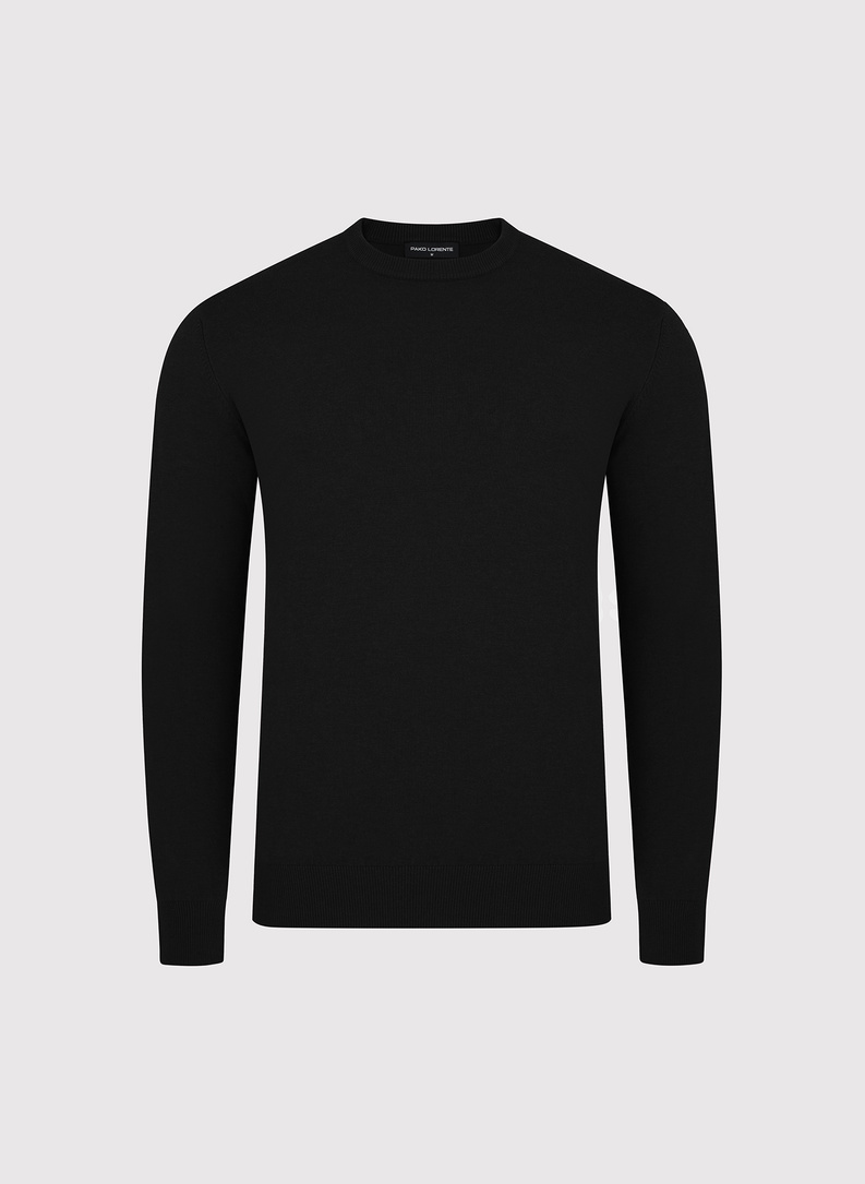 Juodas vyriškas megztinis