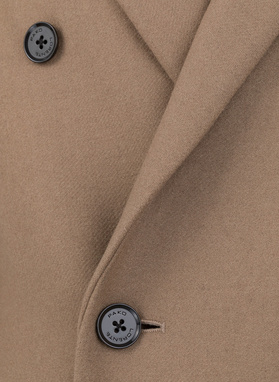 Smėlio spalvos dvieilis vyriškas lietpaltis