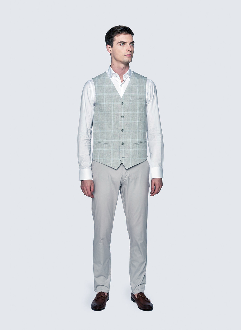 Pilka languota vyriška liemenė