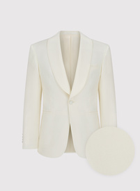 Šviesios smėlio spalvos smokingo švarkas