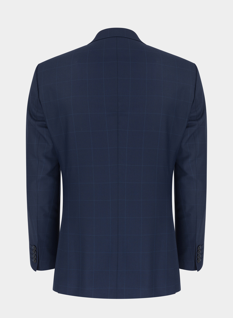 Tamsiai mėlynas kostiuminis švarkas P22SF-3G-015-G-S