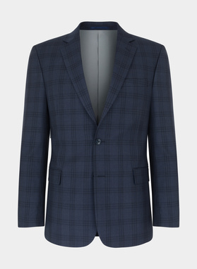 Tamsiai mėlynas kostiuminis švarkas P21WP-3G-035-G