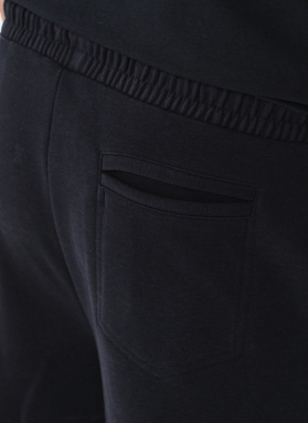 Tamsiai mėlynos spalvos treninginės kelnės