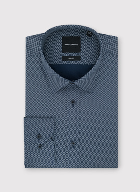 Medvilniniai marškiniai su mikroraštu