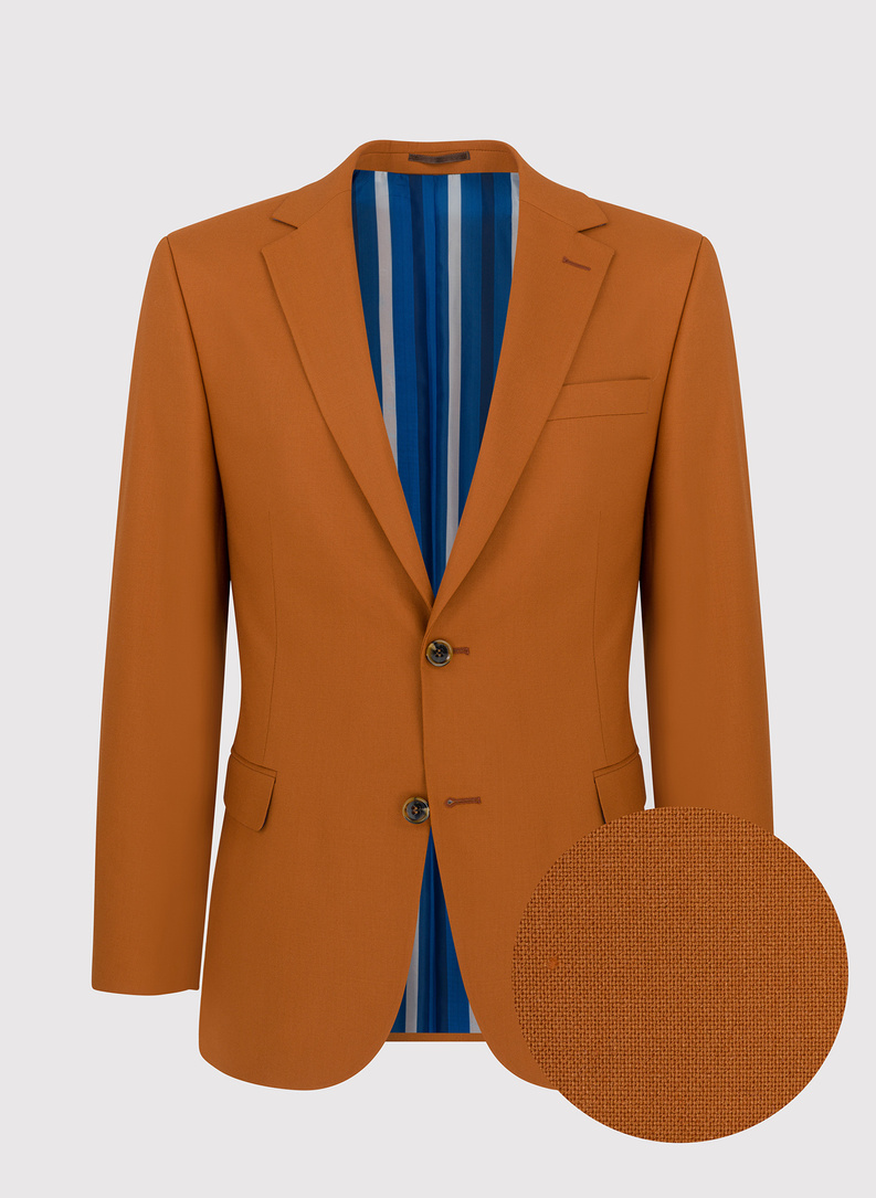 Oranžinis kostiuminis švarkas P22SF-3G-021-P-S