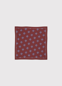 Vyšninė vyriška kišeninė nosinaitė rombais