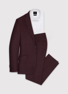 Vyšninis kostiuminis švarkas subtiliais langais