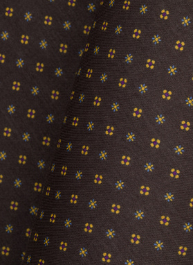 Ruda kišeninė nosinaitė mikroraštu