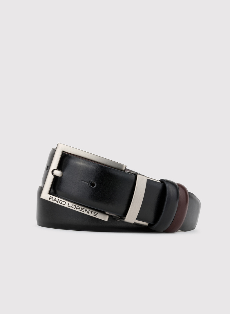 Dvipusis odinis diržas su matine sagtimi