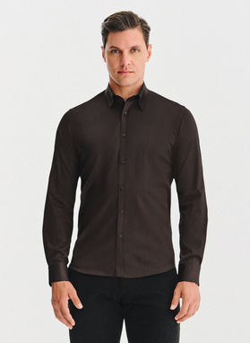 Rudi vyriški marškiniai