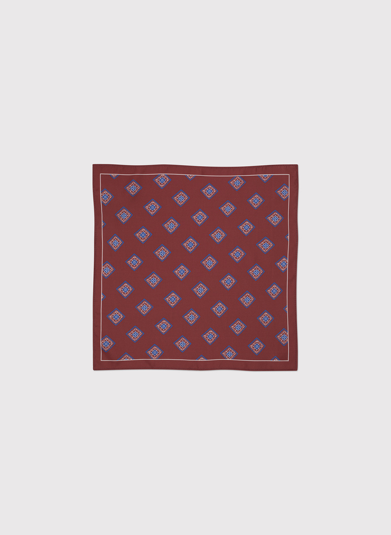 Vyšninė vyriška kišeninė nosinaitė rombais