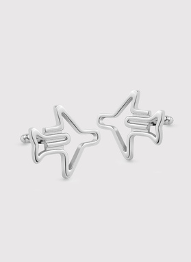 Lėktuvų formos rankogalių sąsagos