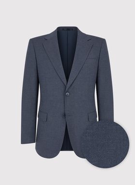 Tamsiai mėlynas vyriškas kostiumas