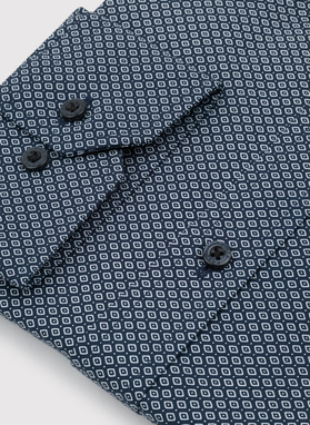 Medvilniniai marškiniai su mikroraštu