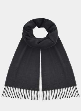 Pilkos spalvos languotas vyriškas šalikas