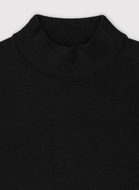 Juodos spalvos vyriškas pusgolfis