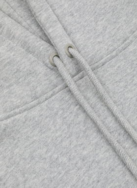 Pilkas vyriškas treningas su bluzonu su gobtuvu