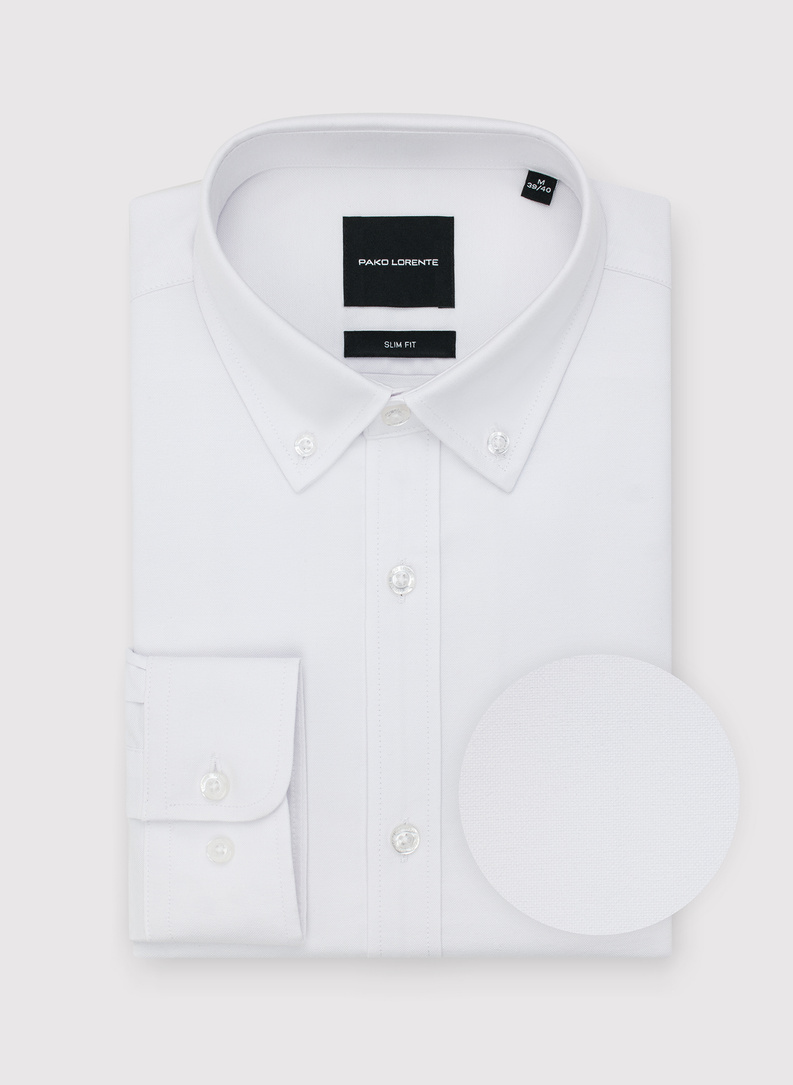 Balti vyriški marškiniai