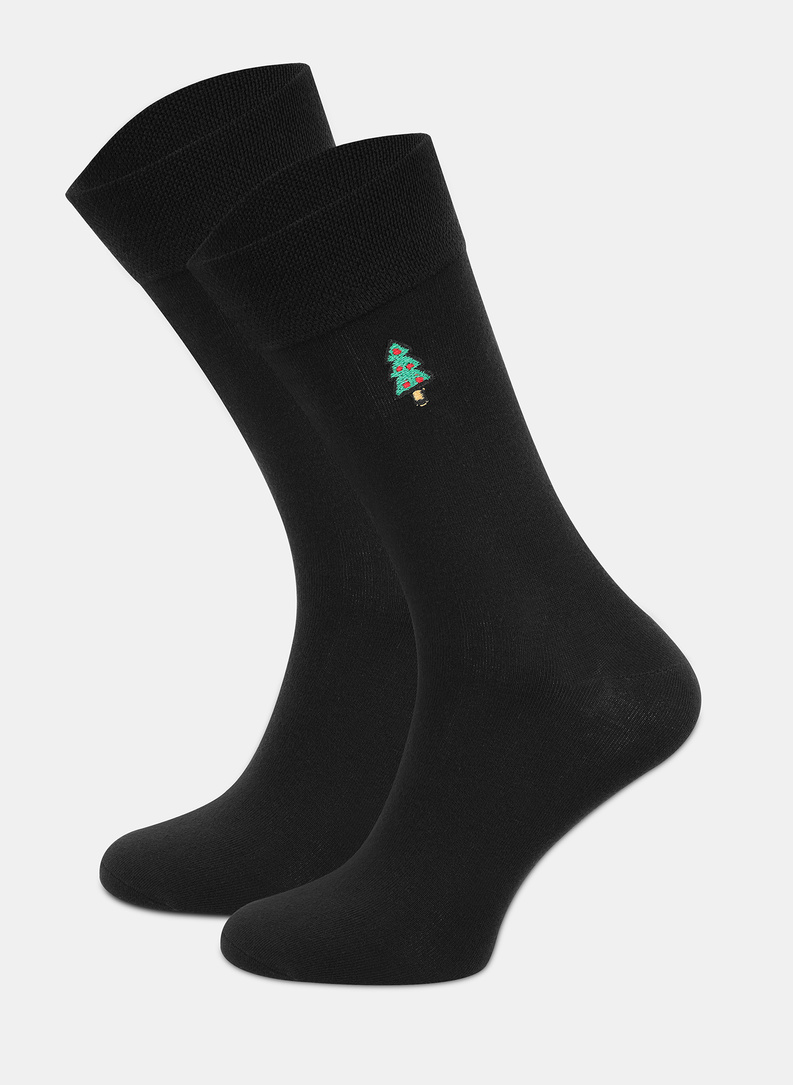 Vyriškų kojinių švenčių raštais komplektas