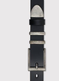 Odinis vyriškas diržas su metaliniu galu