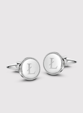 Sidabrinės rankogalių sąsagos