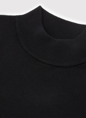 Juodas vyriškas pusgolfis