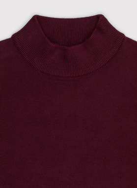 Tamsiai raudonos spalvos vyriškas pusgolfis