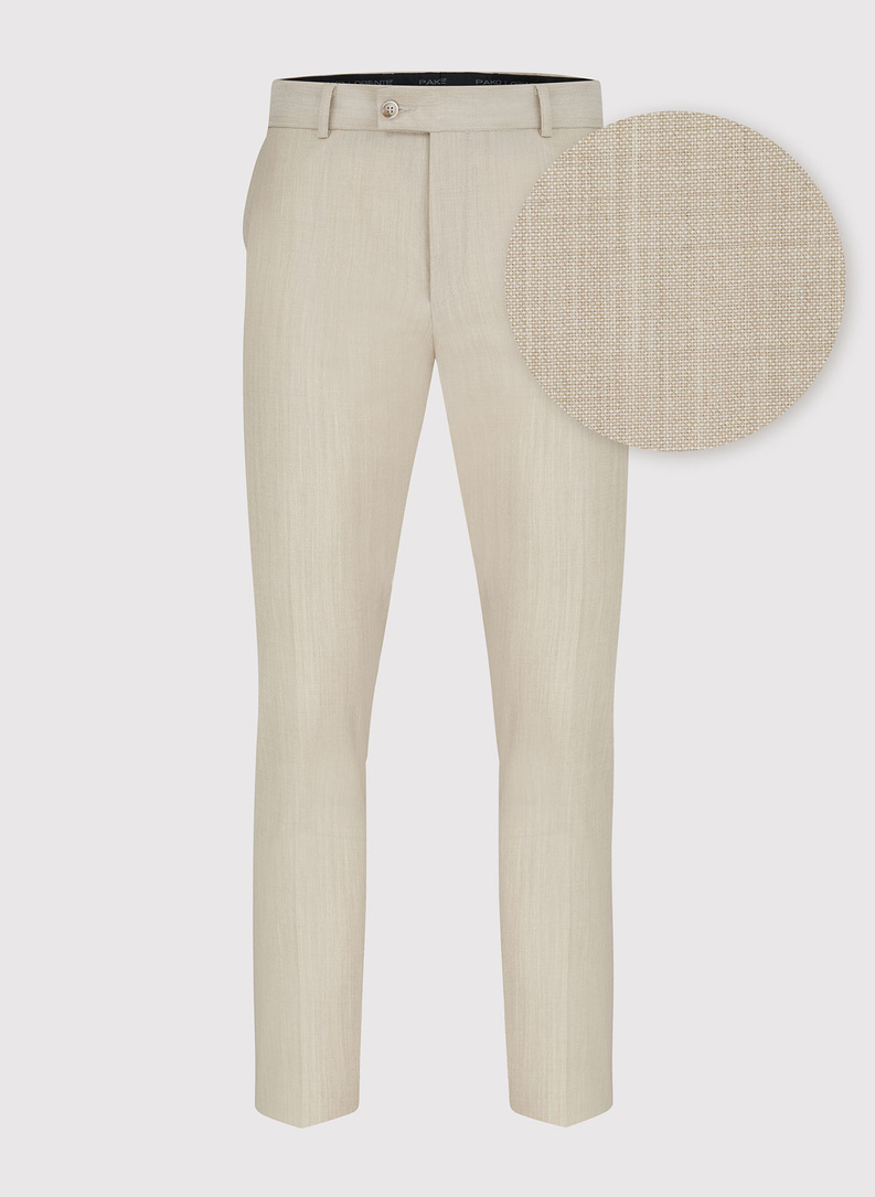 Smėlinės kostiuminės kelnės P22SP-6G-025-E-S