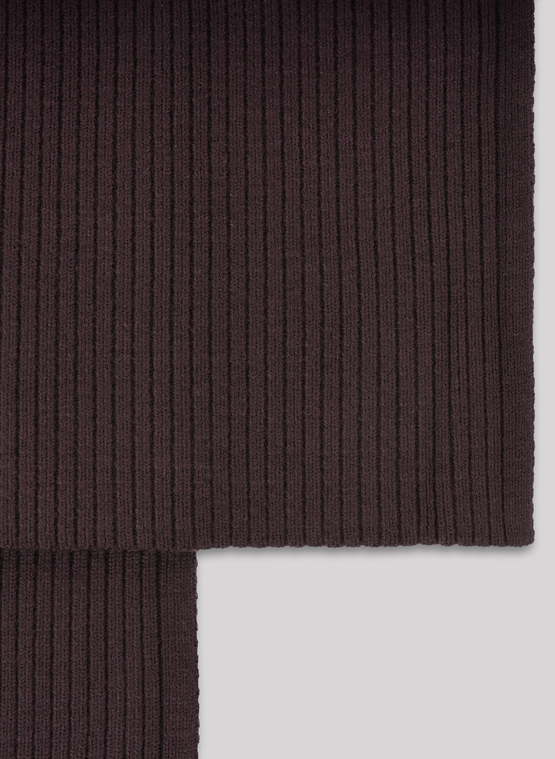 Rudas dryžuotas vyriškas šalikas