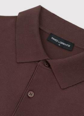 Rudas polo megztinis