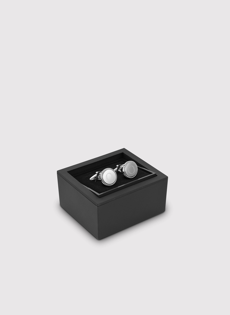 Sidabrinės rankogalių sąsagos