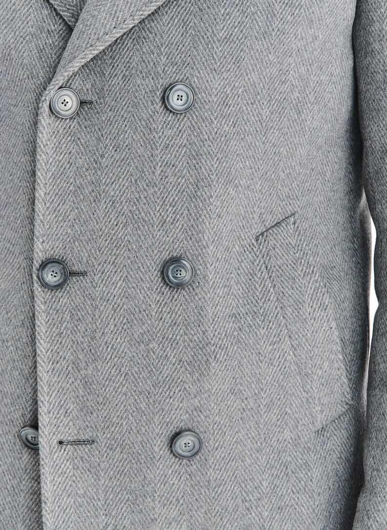 Vilnonis dvieilis vyriškas lietpaltis