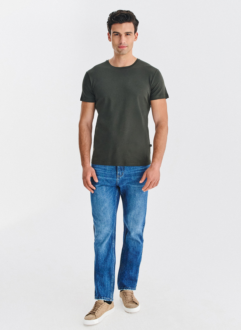 Žali vyriški T marškinėliai