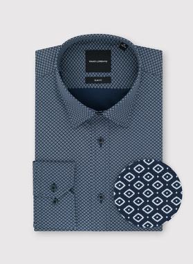 Medvilniniai marškiniai su mikroraštu