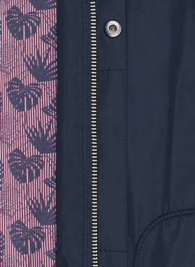 Tamsiai mėlyna trumpa vyriška striukė